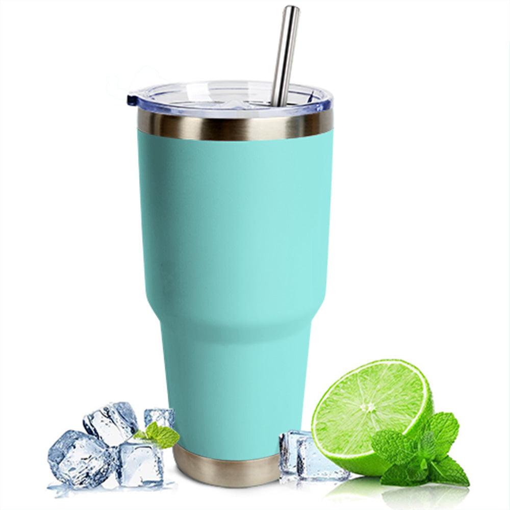 Custom Tumbler Insulated for Car with Straw 30oz