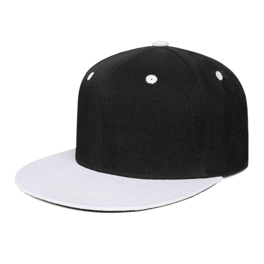 Custom Flat Bill Baseball Cap with Snapback