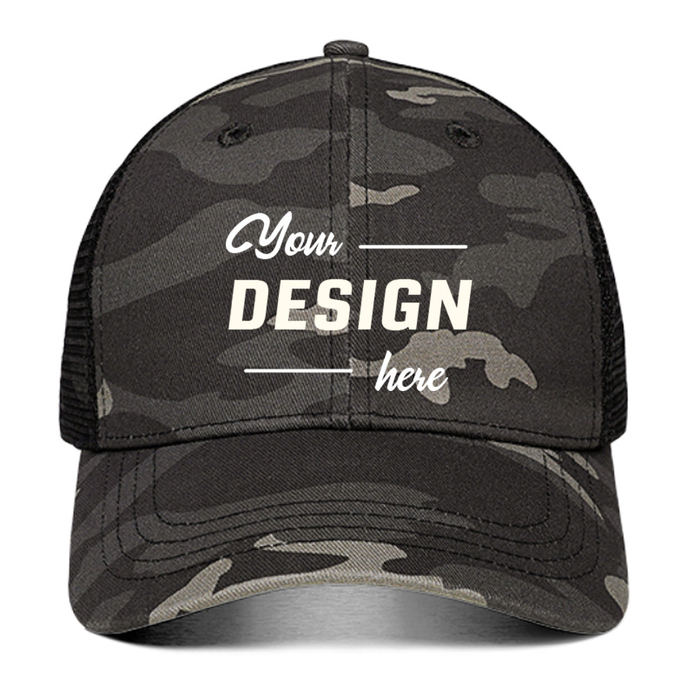 Custom Mesh Cap Hat Camouflage Baseball Cap