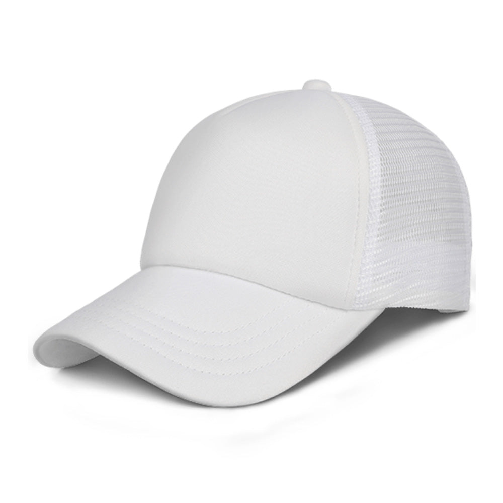 Custom Velcro Baseball Cap for Youth Mesh Back