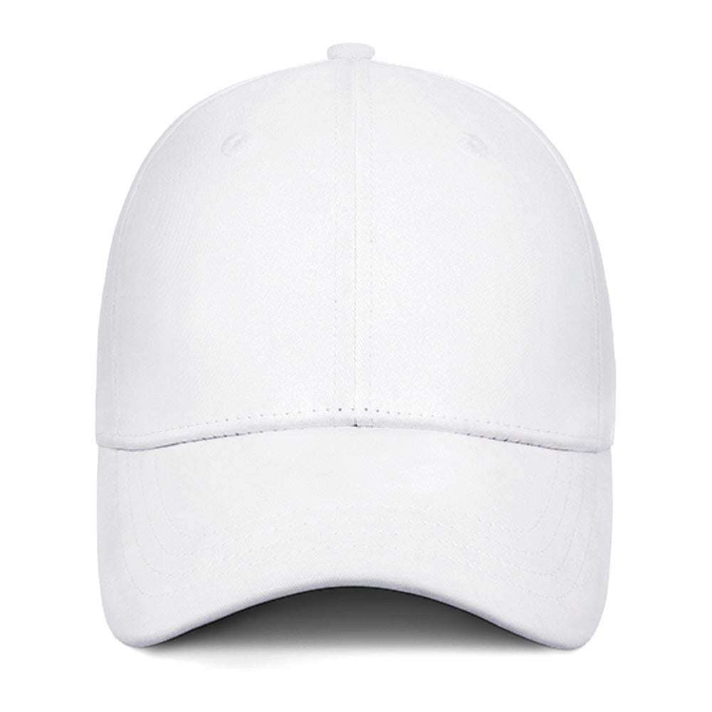 100% Cotton Custom Baseball Cap with Curved Bill