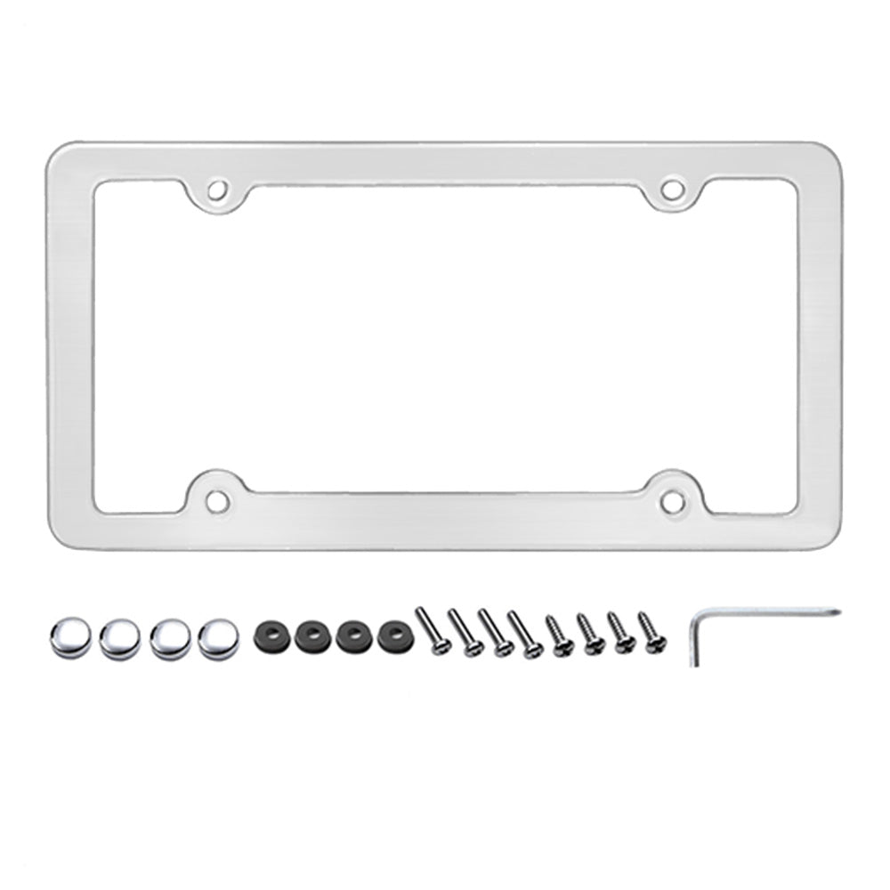 Custom License Plate Frames Metal 6.3x11.81inch