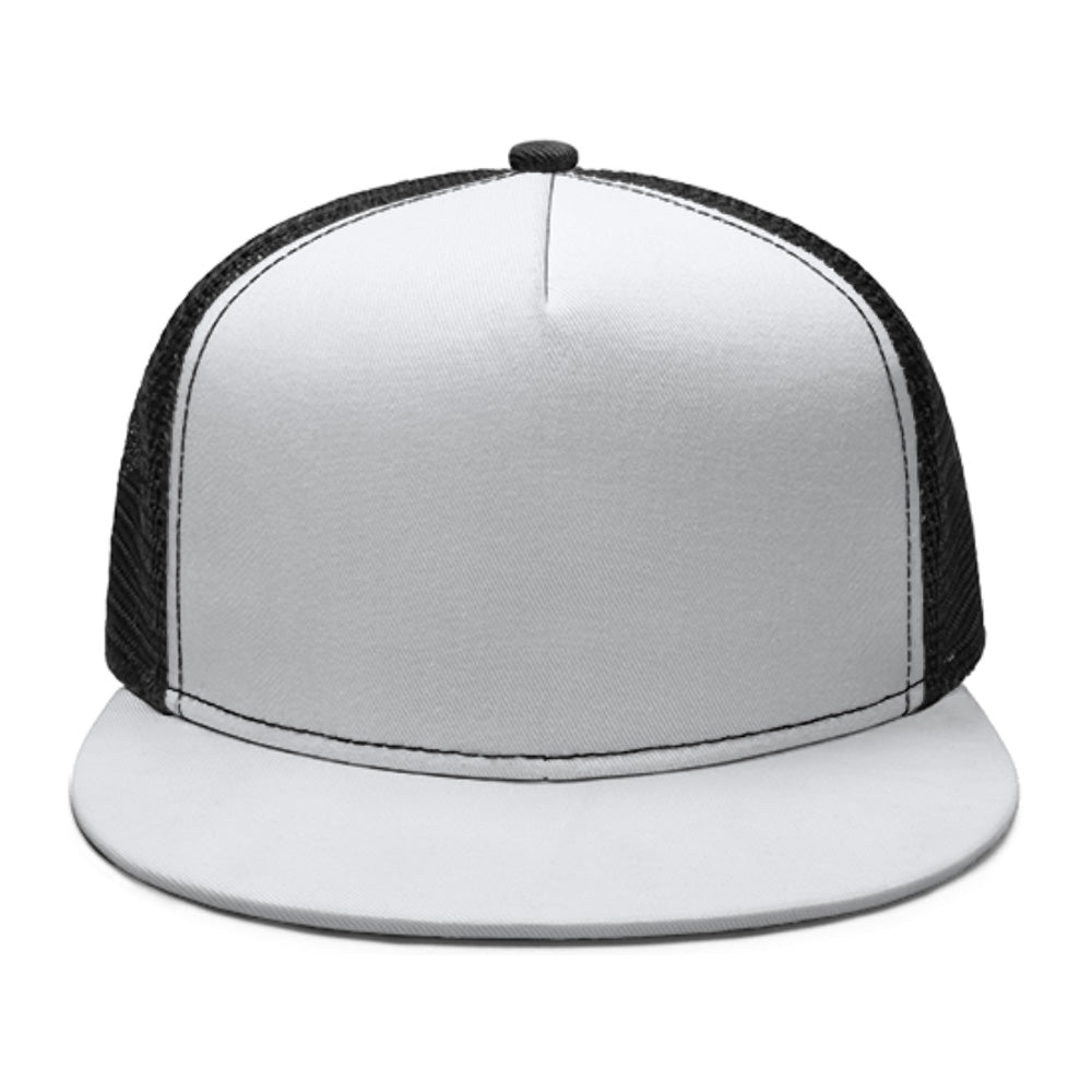 Custom Baseball Caps Hip Pop Style Mesh Back Flat Bill