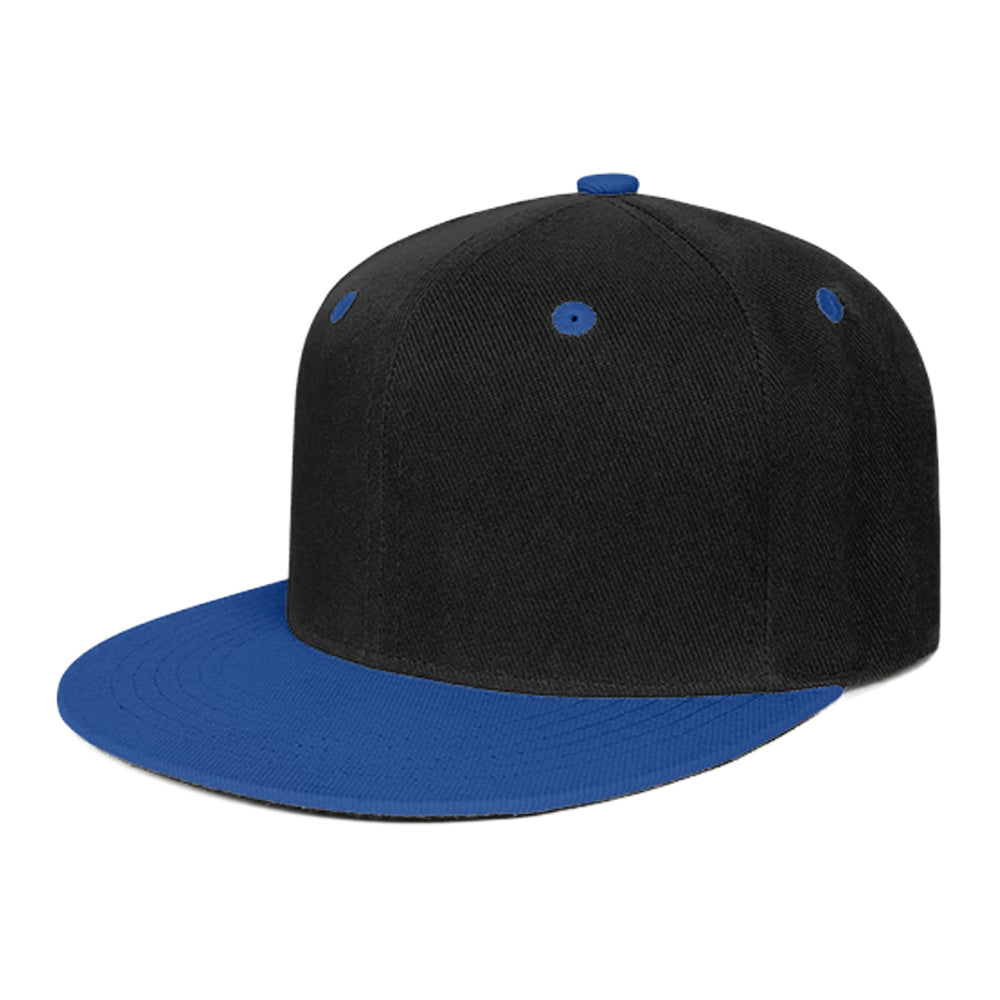 Custom Flat Bill Baseball Cap with Snapback