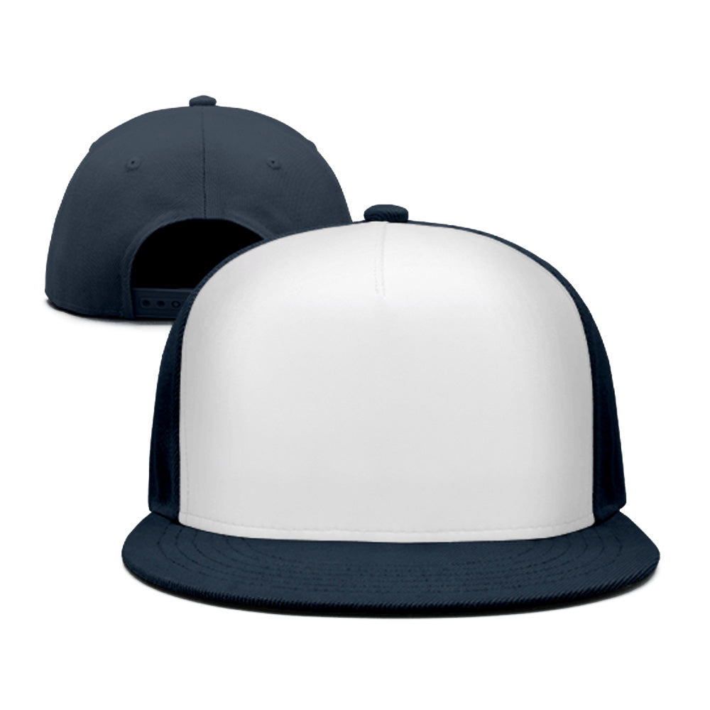 100% Cotton Custom Snapback Baseball Cap Flat Bill