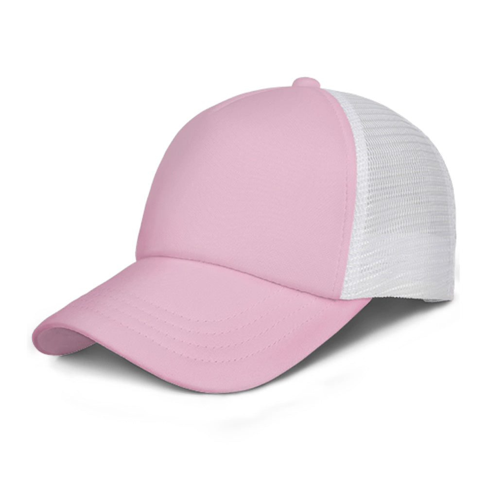 Custom Velcro Baseball Cap for Youth Mesh Back