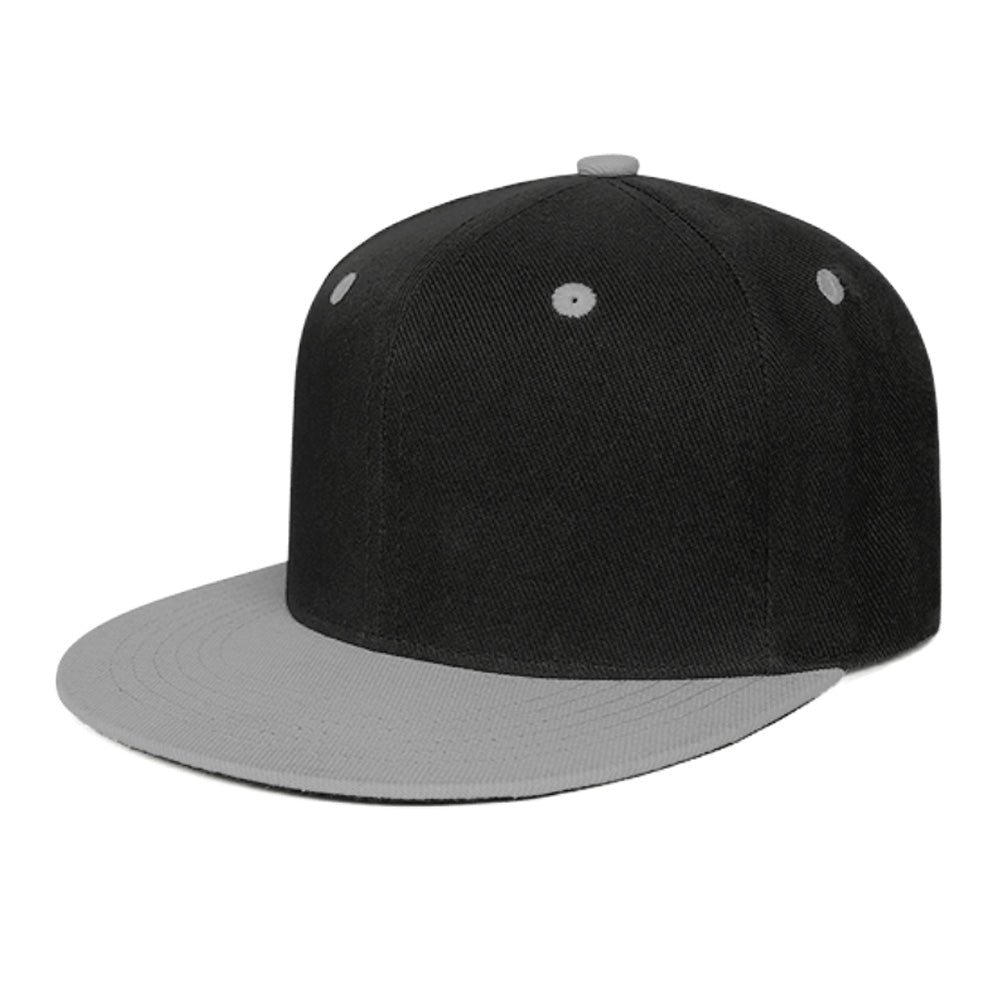 Custom Flat Bill Baseball Cap with Snapback