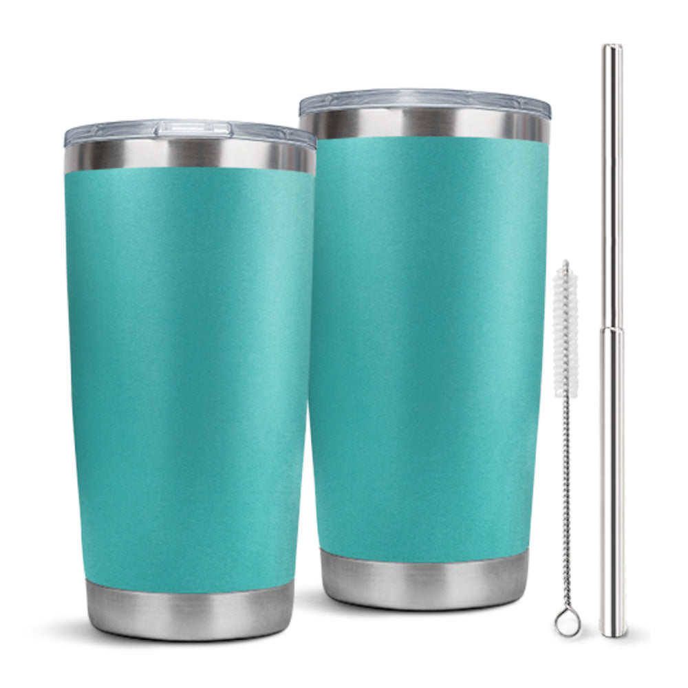 Custom Coffee Tumbler for Car with Lid and Straw 20oz