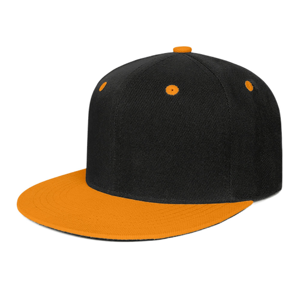 Custom Flat Bill Baseball Cap with Snapback