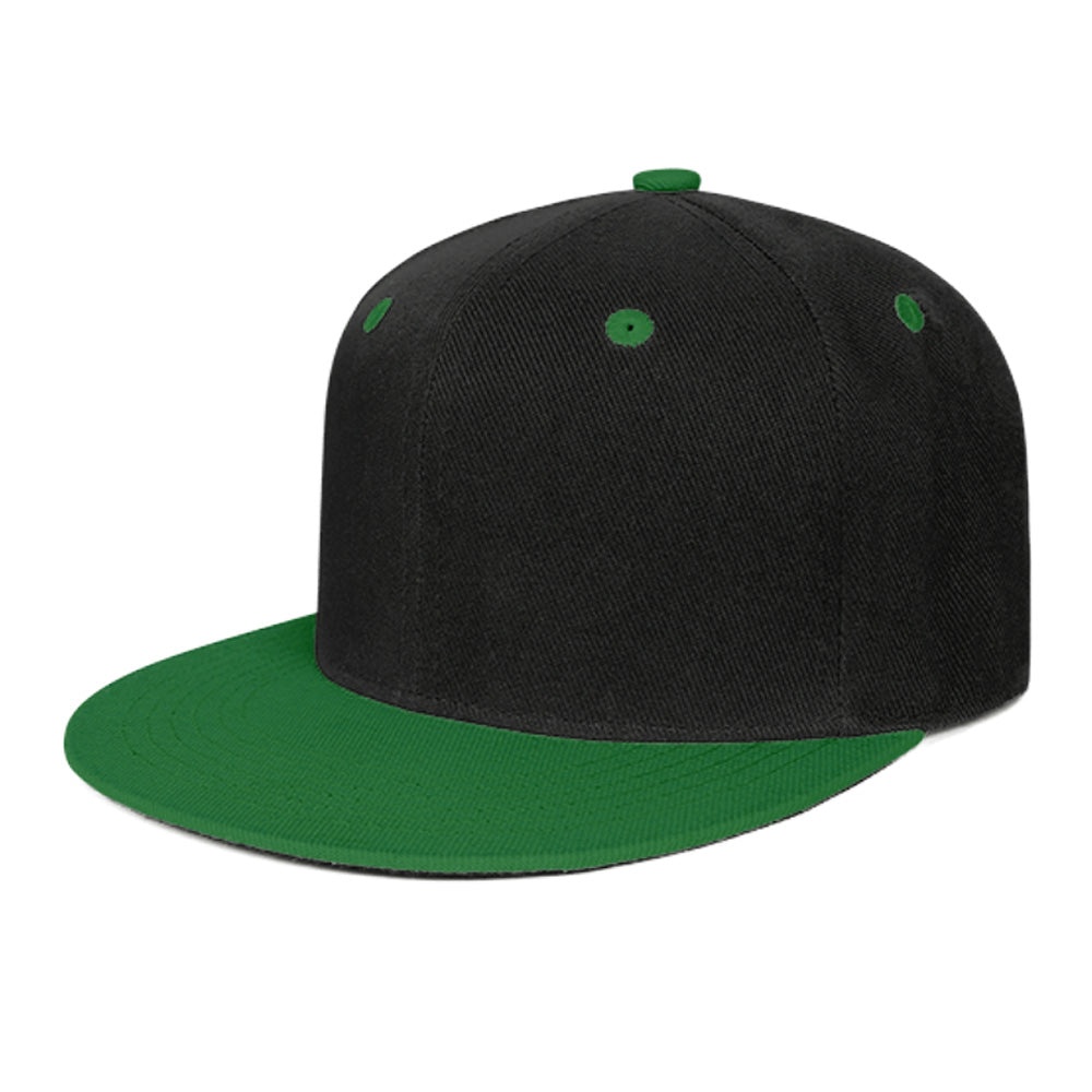 Custom Flat Bill Baseball Cap with Snapback