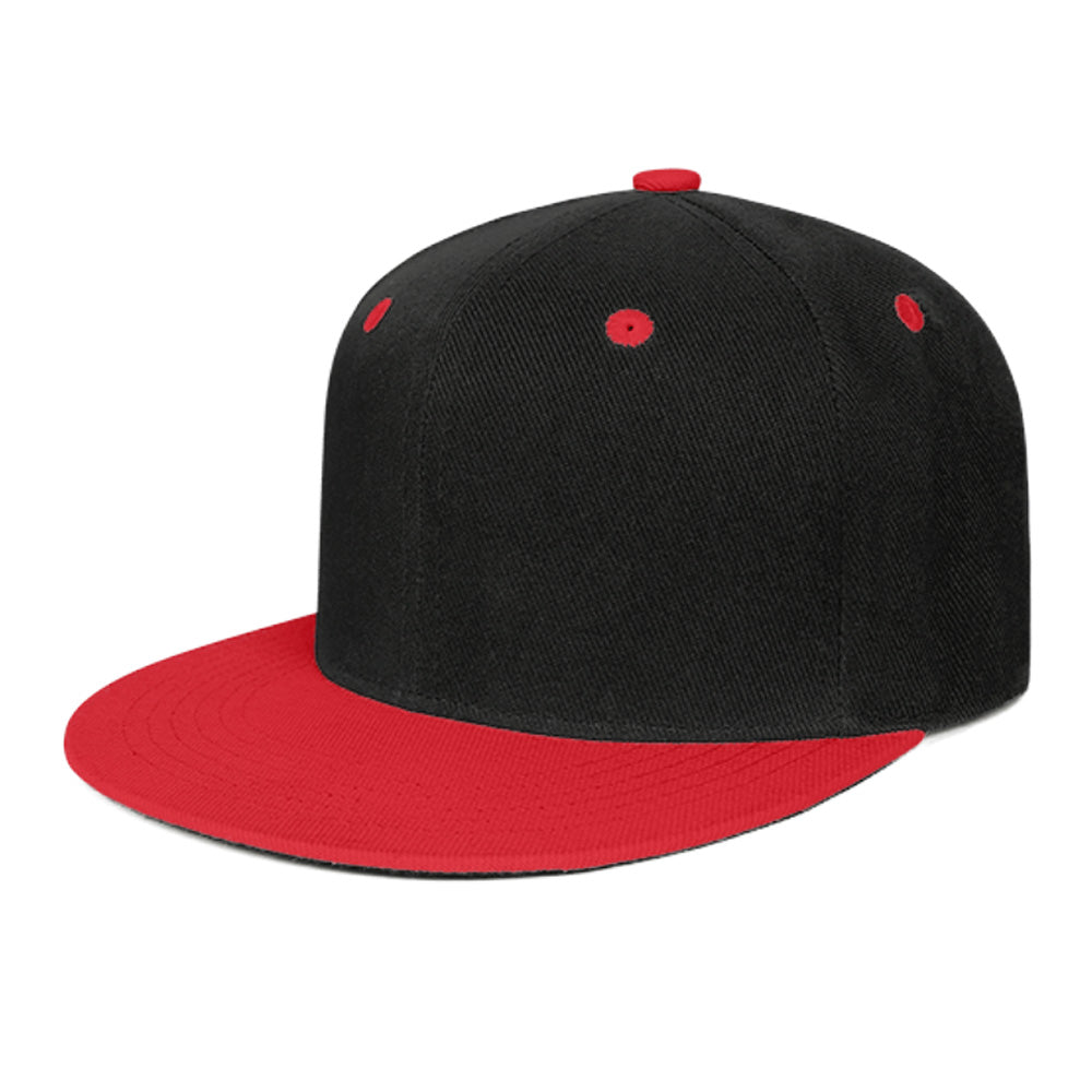 Custom Flat Bill Baseball Cap with Snapback