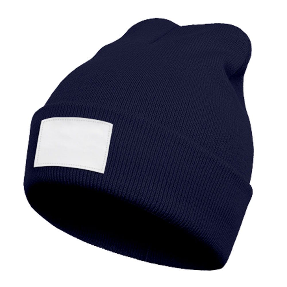 Classic Black Beanie Hats Custom for Adult