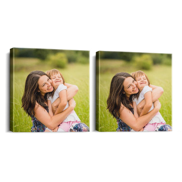 Custom Art Print Hidden Frame 12x12inch 2pcs Set