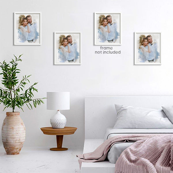 Custom Art Print Unframe 8x10inch 4pcs Set