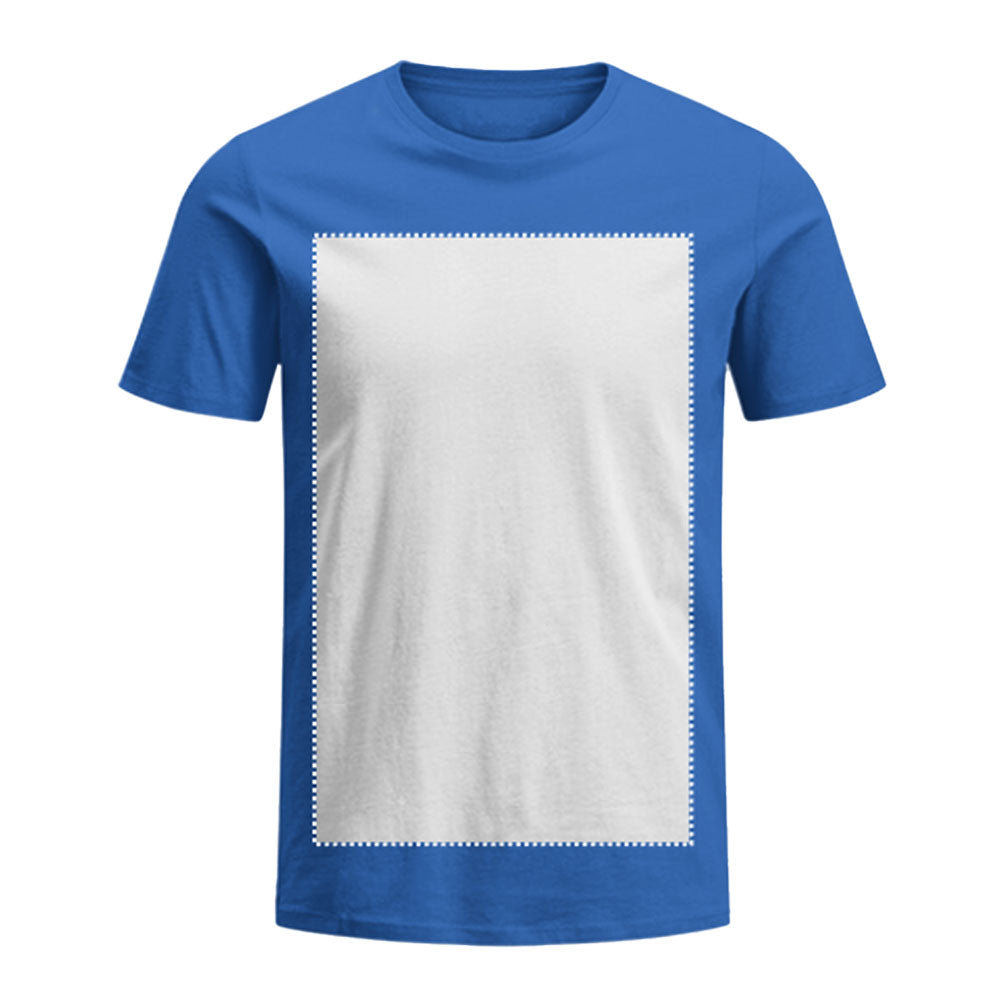 Design Yourself Essentials T Shirt for Men Extra Wide Front Printing