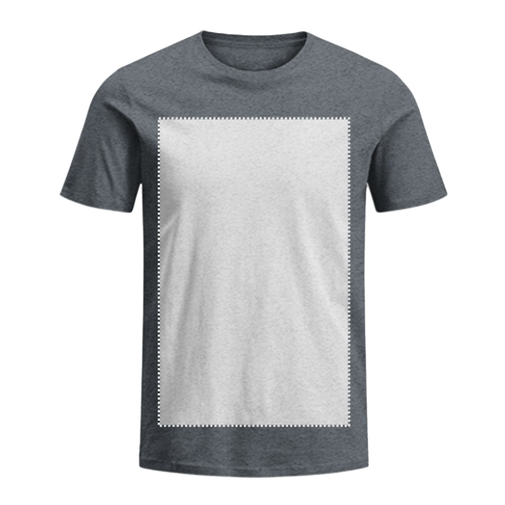 Design Yourself Essentials T Shirt for Men Extra Wide Front Printing