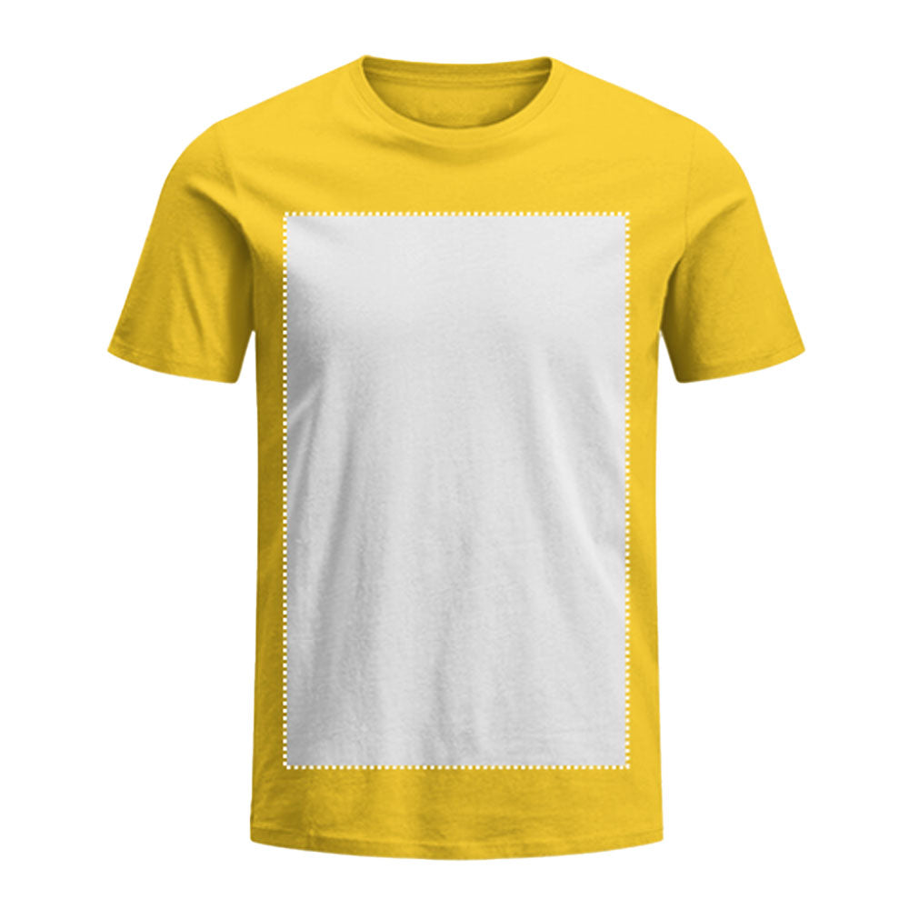 Design Yourself Essentials T Shirt for Men Extra Wide Front Printing