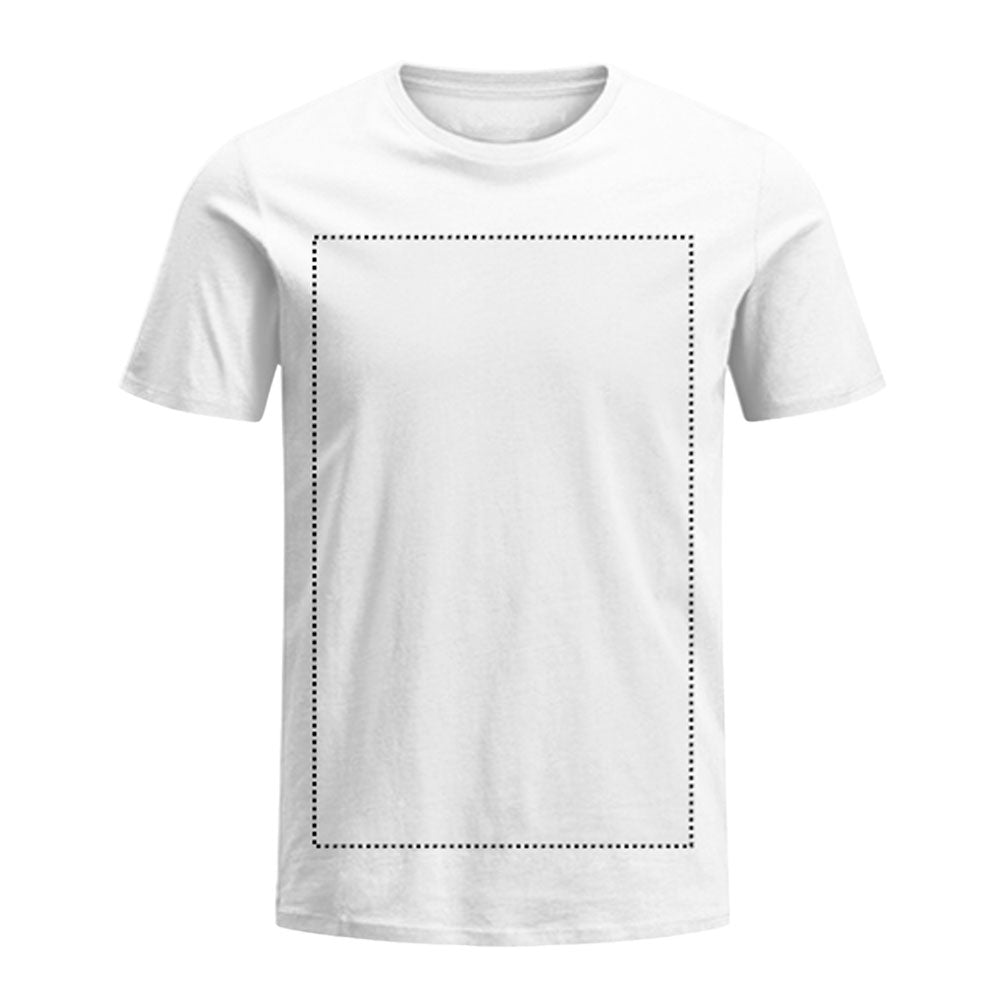 Design Yourself Essentials T Shirt for Men Extra Wide Front Printing