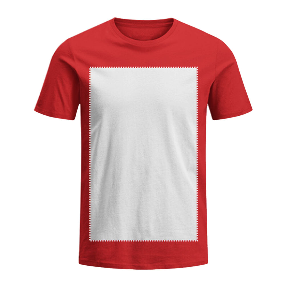 Design Yourself Essentials T Shirt for Men Extra Wide Front Printing