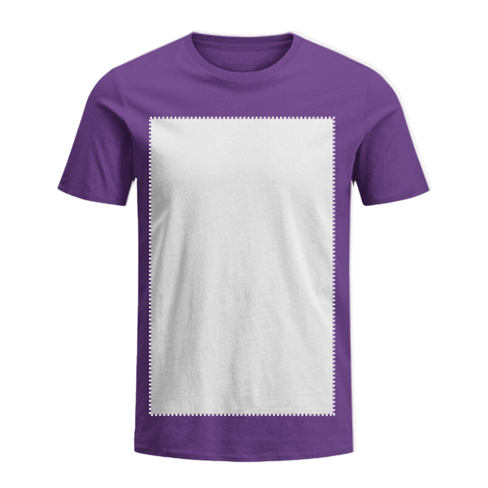 Design Yourself Essentials T Shirt for Men Extra Wide Front Printing