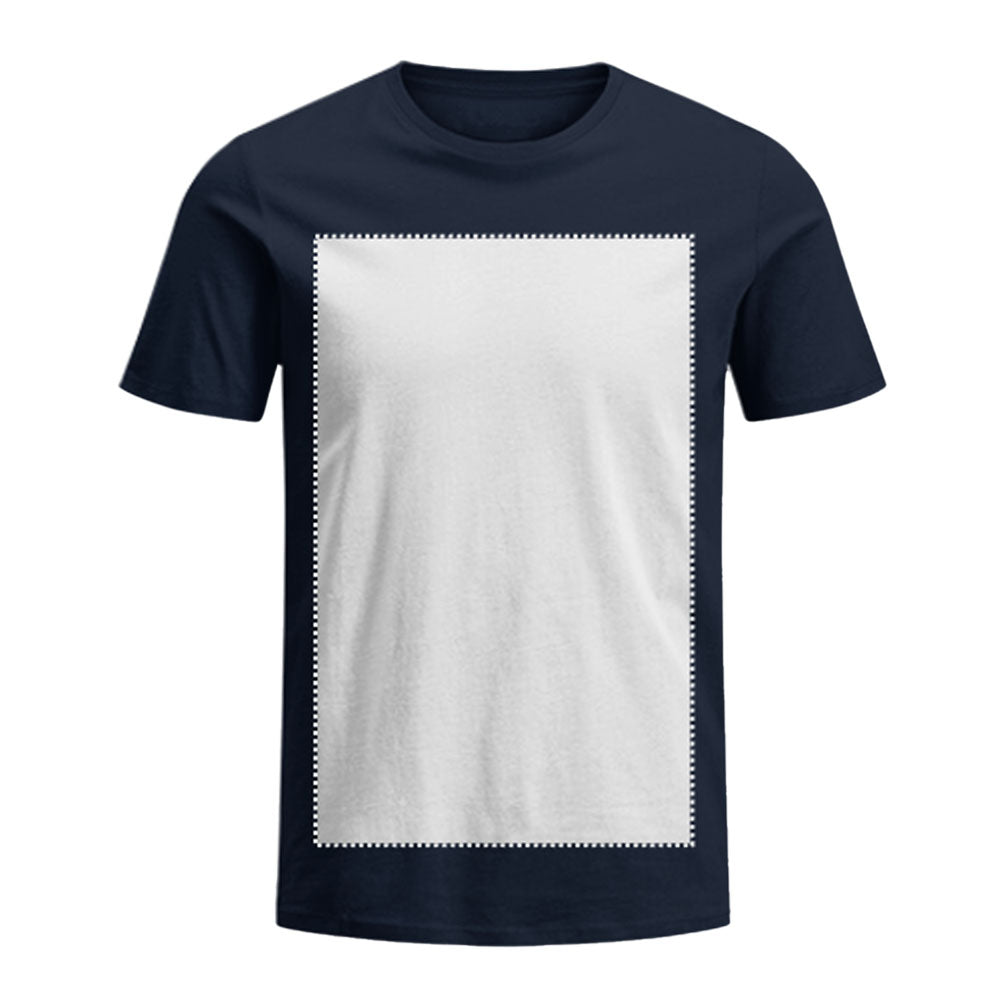 Design Yourself Essentials T Shirt for Men Extra Wide Front Printing